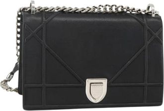 Dior Pre-owned Shoulder Bags, female, Black, Size: ONE SIZE Pre-owned Vintage Shoulder Bag