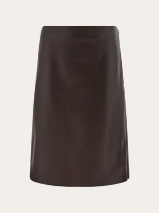 Ferragamo Donna Gonna dritta Marrone