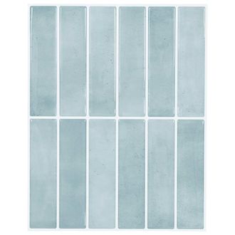 vidaXL Azulejo Rectangular 10 Pcs Verde Gris&aacute;ceo 29 X 23 X 0,08 Cm Vidaxl