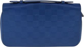 Louis Vuitton Organiser Atholl Leather Blue Leather Bag (Pre-Owned)