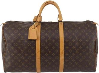 Louis Vuitton Pre-owned Weekend Bags, male, Brown, Size: ONE SIZE Pre-owned Keepall Bag