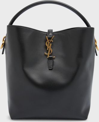 Saint Laurent Le 37 YSL Bucket Bag in Smooth Leather
