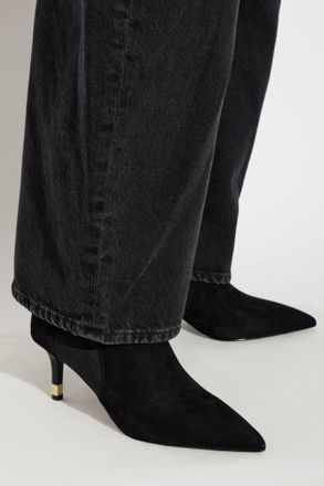Furla Aria Heeled Ankle Boots, Womens, Black