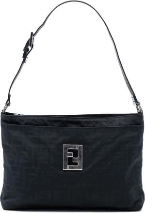 Fendi Pre-owned Fendi Zucca Nylon Shoulder Bag 1PHK5UEOKVDCUY74