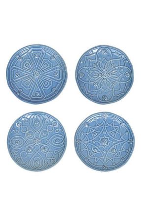 Juliska Jardins du Monde Set of 4 Side/Cocktail Plates in Chambray at Nordstrom