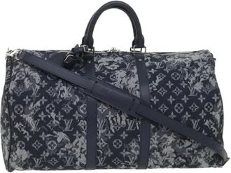 Louis Vuitton Pre-owned Vintage Weekendtas - Dames - Vintage Weekendtas - Blauw - ONE Size - Vintage