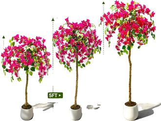 OEM Buganvilla Artificial, Material Duradero, Aspecto Realista, Rojo Y Rosa, 180 Cm