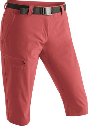 Maier Sports Caprihose MAIER SPORTS Inara slim 3/4, Damen, Gr. 36, Normalgr&ouml;ssen, rot (karminrot), 90% Polyamid, 10% Elasthan, Hosen Caprihose, Damen Wanderhose, a