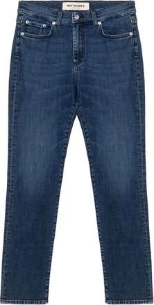 Roy Rogers Donkere Wassing Slim Fit Denim Jeans - Dames - Regular Fit Jeans - Blauw - W28 - Denim - Jeans