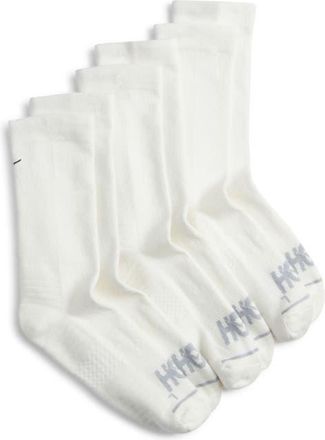 Hoka One One Run Assorted 3-Pack Crew Socks in White /White /White at Nordstrom, Size Medium