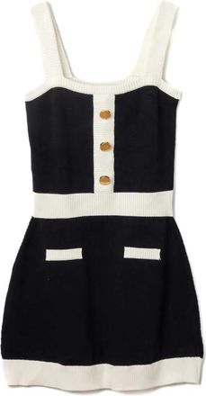 Viktor & Rolf Knit Tank Dress - female - Viktor & Rolf - Knitted Dresses - Black - XS - Dresses