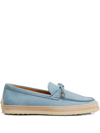 Tod's Tods Womens Flat Shoes Clear Blue