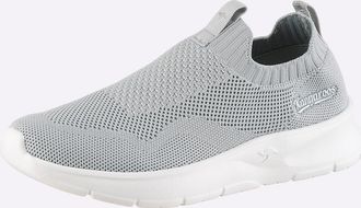 Kangaroos Slipper KANGAROOS, Damen, Gr. 37, grau, Mesh, Textil, Schuhe Slipper