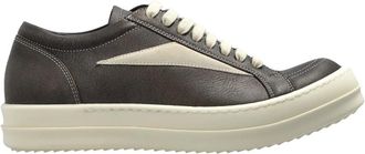 Rick Owens Vintage Sneaks Sportschoenen - Dames - Sneakers - Grijs - 40 EU - Leer - Schoenen