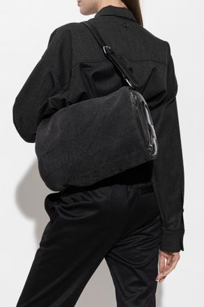 Diesel Shoulder Bag LOAD-D, Unisex, Black