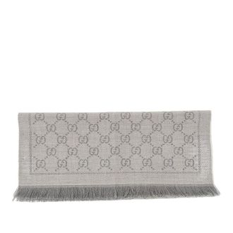 Gucci GG jacquard wool scarf Woman One Size