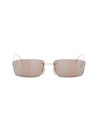 Fendi FE4172US Brown Lens Acetate Sunglasses - Gold