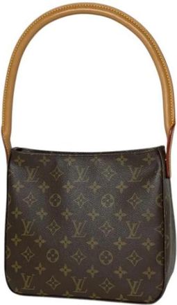 Louis Vuitton Pre-owned Shoulder Bag - Dames - Vintage Schoudertas - Bruin - ONE Size - Leer - Vintage