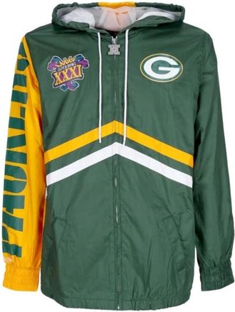 Mitchell & Ness Trainingsjacks - Heren - Fitness - Groen - S - Fitness