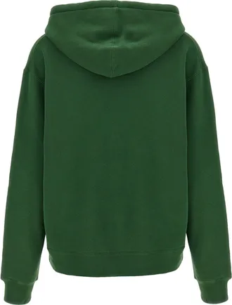 J.W.Anderson Logo-Printed Cotton Hoodie - Green