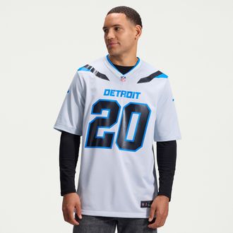 Nike Barry Sanders Detroit Lions Rivalries Collection Nike Mens NFL Game Jersey in Grey | 67NM0JFLW1K-FKY