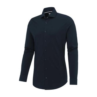 Blue industry Blue Industry Dresshemd - Heren - Overhemden - Blauw - Maat: XL