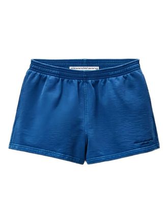 Alexander Wang Mini shorts met elastische tailleband - Blauw