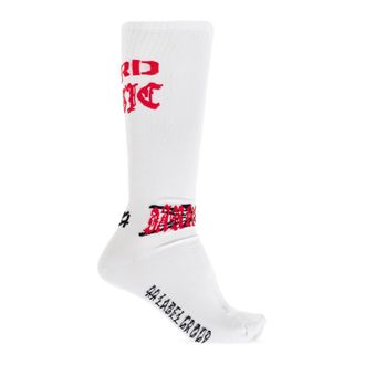 44 Label Group Socks, male, White, Size: ONE SIZE Socks with logo