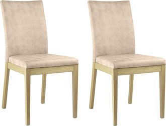 HOME AFFAIRE 4-Fussstuhl »Dendres« (Set) 2 Stk.Sitz und Ruecken gepolstert