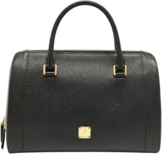 MCM Pre-owned Handbags, female, Black, Size: ONE SIZE Pre-owned Handbag