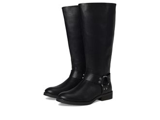 Frye and Co. Kellie Harness Wide Calf Cowboy Womens Boots Black : 8.5 M