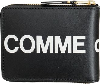 Comme Des Gar&ccedil;ons Leren ritsportemonnee - Heren - Portefeuilles - Zwart - ONE Size - Accessoires