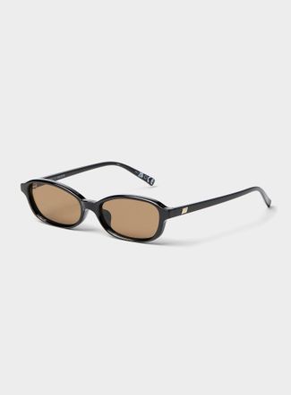 Le Specs Womens Honey Pot narrow rectangular sunglasses