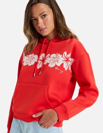 Roxy Womens Roxy Womens Perfect Place Hoodie - Red - Size: 10/8