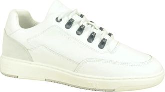Cycleur de Luxe Witte Sneaker met Haken - Heren - Sneakers - Wit - 46 EU - Schoenen