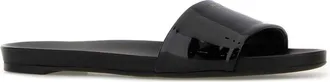 Prada Womens Leather Slide Black