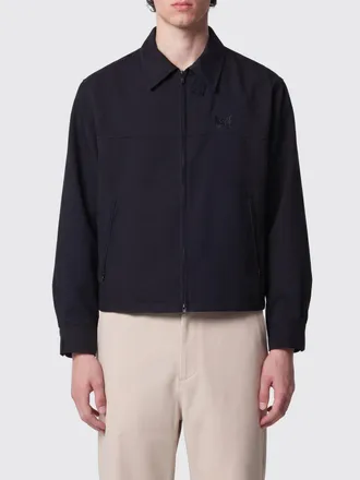 Needles Giacca camicia in twill di misto lana con zip a doppio cursore