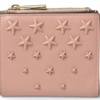 Jimmy Choo London Pink Leather Wallet (Bi-Fold) (Pre-Owned)
