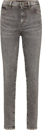Philipp Plein High Waist Jeggings - Dames - Skinny Jeans - Grijs - W26 - Katoen - Jeans