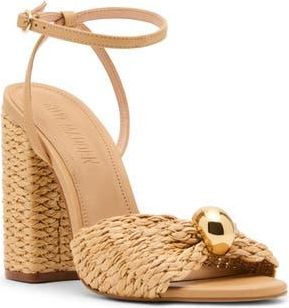 Steve Madden Cheyla Ankle Strap Sandal in Natural Raffia at Nordstrom Rack, Size 10