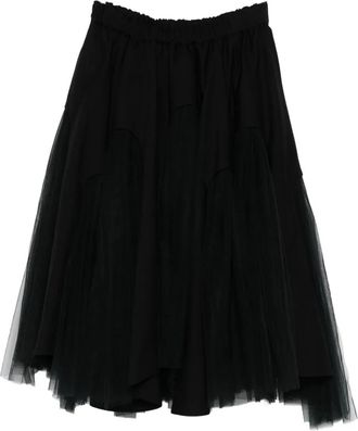 Comme Des Garçons Gonna in tulle - Nero