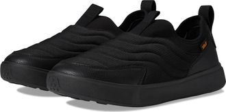 Teva Unisex-Adult Ultra-comf Slip on Sneaker, Black, 7.5 Women/6 Men