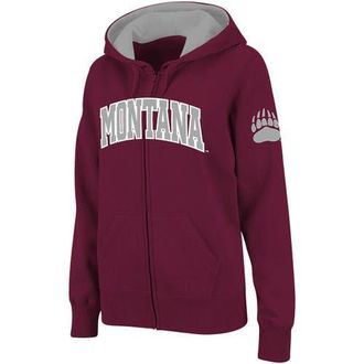 Colosseum Womens Stadium Athletic Maroon Montana Grizzlies Arched Name Full-Zip Hoodie at Nordstrom, Size Medium
