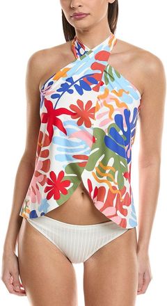 Vince Camuto Cross Over Tankini Top