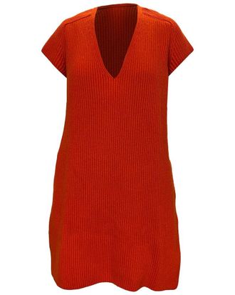 Herm&egrave;s Knitted V-Neck Dress (Authentic Pre-Loved)