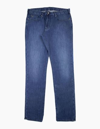 Emporio Armani Mens Emporio Armani J06 Light-wash Slim-fit Denim Jeans Denim - Blue - Size: W38-L34