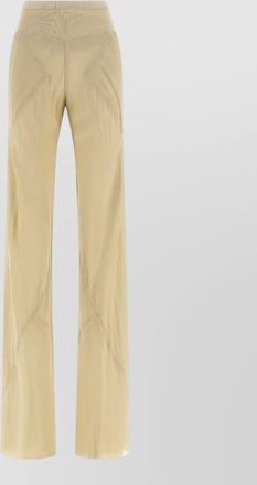 Rick Owens bias cut trousers seam detailing design