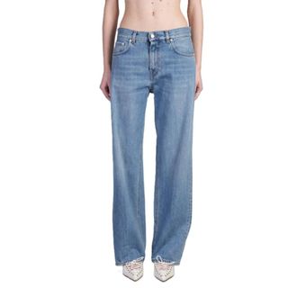 Haikure Dames, Jeans, Blauw, Maat: W27 Katoen