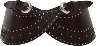 Orciani Bustino Bull Soft - Dames - Riemen - Bruin - 80 CM - Leer - Accessoires