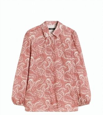 Weekend Pure Cotton Voile Puff Sleeve Shirt